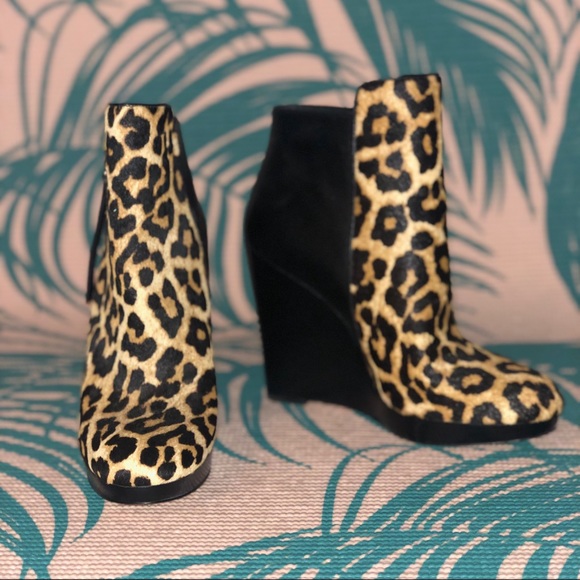 Michael Kors Leopard Bootie sz.6 - Picture 1 of 5